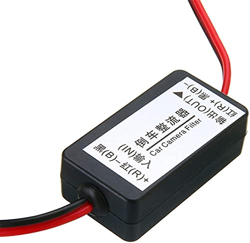 Auto-Filtergleichrichter, 12 V Gleichstrom, Relais-Kondensator-Filteranschluss, Gleichrichter für Auto-Rückfahrkamera