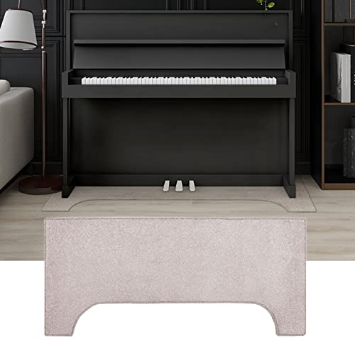 PPGE Klavierteppich 160×70 cm, Schallschutz Teppich rutschfest Matte, Klavier Schalldichte Teppich, Antivibrationsmatte Klavier, Klavier Teppich Matte, Teppich für Schalldämmung Klavier (Color:Khaki)