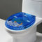 WC-Sitze WC-Sitz aus Kunstharz mit Deckel, WC-Toilettendeckel, leise schließende Entriegelungsscharniere, einfache Installation und Reinigung, WC-Sitze mit Schnellbefestigung (Color : J)