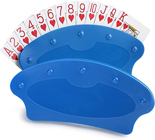FQSNFNSTY8 2 Stück Spielkartenhalter Spielkartenständer Kartenhalter, Spielkartenständer Geeignet für Behinderte, Senioren, Senior
