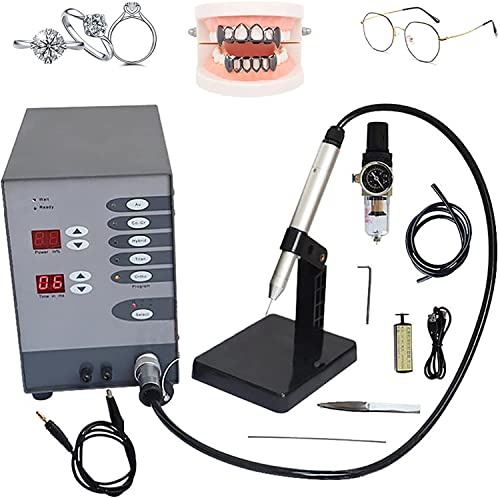 Máquina de soldadura por puntos CNC, máquina de soldadura por arco de argón de pulso de 100 W for reparación de joyas de bricolaje Soldadura de piezas de trabajo de oro y hardware Soldador