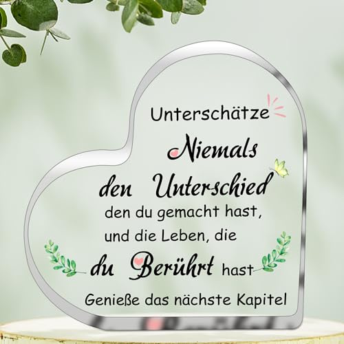 Geburtstag Geschenke für Frauen, Freundschaft Inspiration Geschenke für Beste Freunde Mädchen Schwester Kollegen, Positive Motivation Acryl Rock Paperweight (Farbe 4)