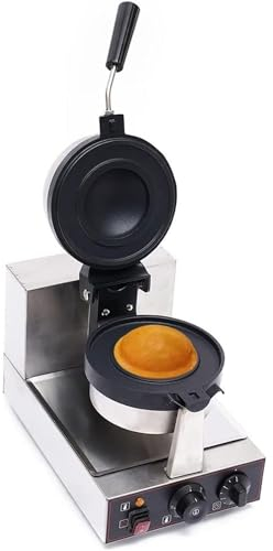 ANXYYDS Máquina para Hacer gofres de Hamburguesas eléctrica Comercial de 1300 W,máquina para Hornear Prensa de Hamburguesas Panini, Antiadherente para Hamburguesas, Dorayaki, Panini,A