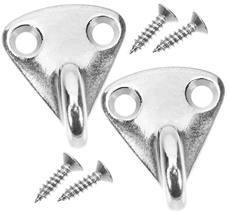 YARNOW 2St Marinefenderhaken Yachthaken unter dem Schreibtischfahrrad Premium-Boardhaken Premium Dirt Board Haken Kotflügelhaken Stahl Lieferungen Haken aus Metall anschließen Bootshaken
