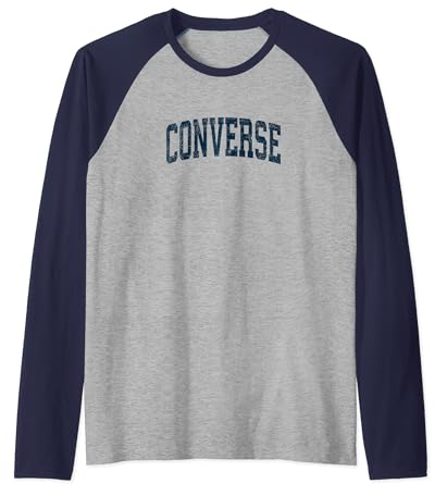 Converse Texas TX Sportliches Vintage-Design, marineblau Raglan