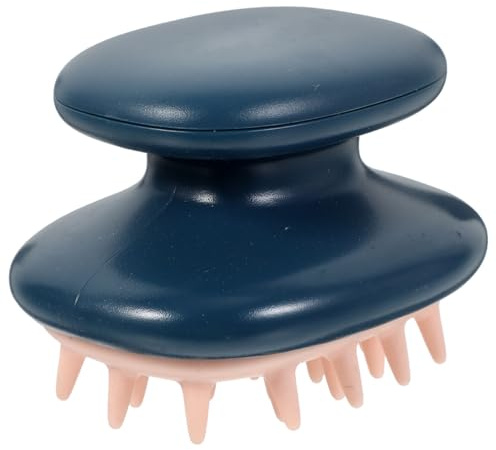 WATIIFUFU Silikon Haarbürste zur Kopfhautmassage und Tiefenreinigung mit Weichem Material Blau für Sanfte Haarwurzelschutz und Tägliche Anwendung im Bad