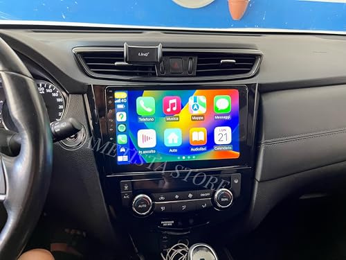 【6+128 GIGA】Android 15 Autoradio Navigatore per Nissan Qashqai J11 X-Trail T32 Rogue 10.1 Pollici Car Tablet Stereo con Wireless Carplay Android Auto, compatibile con le telecamere 360° Di Serie