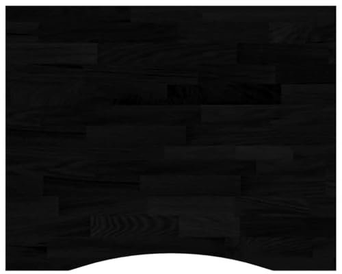 Genérico Wenjingqi-4009036 Schreibtischplatte, 100 x 80 x 2,5 cm, rechteckig, Massivholz Eiche,