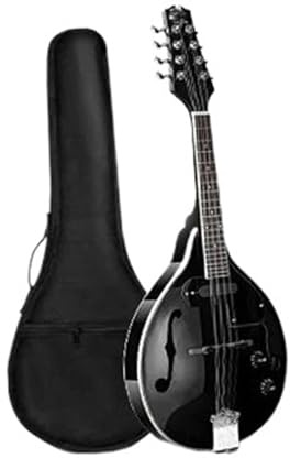 Desempeño profesional Mandolina Instrumento De Mandolina Caoba Acústico Eléctrico Un Estilo Mandolina Instrumento Musical Para Principiantes Adultos Negro