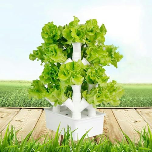 Coltura idroponica a Torre, Coltura idroponica da Giardino, Torre Verticale, per Giardino di Erbe fresche, Frutta, Verdura, Regalo di Torre per Piante
