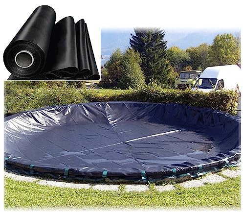 Grande HDPE Fodera per laghetto da pesca per giardino piscina paesaggistica fontana migliorata membrana telo vario