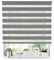 Tom'Shop® Doppelrollo DuoRollo [Graphit, 140cm x 150 cm] Duo Rollos für Fenster Schrauben mit Bohren mit Schrauben Fensterabdeckung Fensterrollo leichte Montage