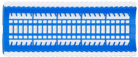 Porta filo da ricamo, organizer per fili, 27,5 x 10,5 cm, scatola da cucito con 50 griglie e 15 biglietti per etichette, contenitore trasparente per filo di filo, smistamento artigianale e uso in
