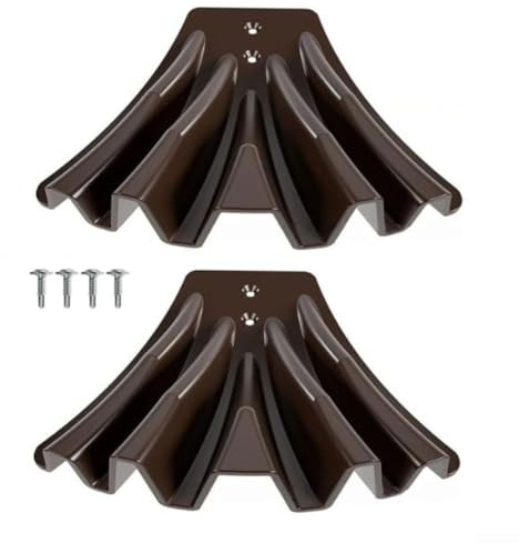 Control de agua de lluvia 2PCS Downspout desviador para protección del césped y protección de la base (blanco)