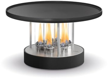höfats - Barbecue de table CIRCLE 35 - Plancha d'intérieur et d'extérieur - Jusqu'à 4 heures de barbecue indépendant sans électricité ni charbon - Contrôle de la température en continu - En acier