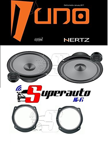 Hertz LINEA UNO K165 K 165 KIT ALTOPARLANTI DUE VIE CASSE AUTO 165 mm + supporti casse FIAT Croma dal 2005 Anteriore o Posteriore 165 cm