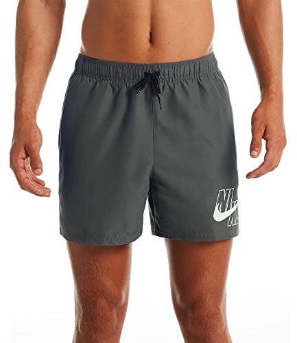 Nike 5 Volley Short Bañador, Hombre, Iron Grey, L