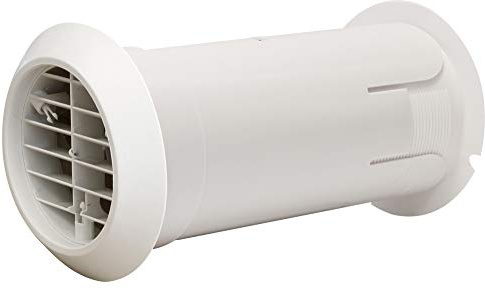 Manrose Extractor Fan Ducting Back Draught Shutter Internal Fit Wall Kit White