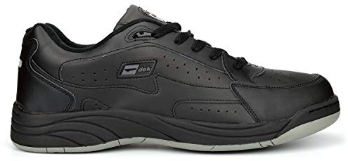 Leather Coated Trainers Mens Wide Fit Extra Large Sizes 6-14 Size 13 14 Black/White UK