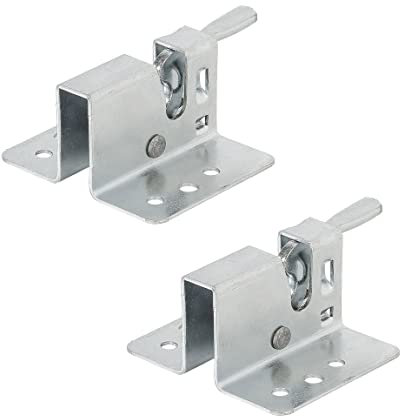 VORMANN Schnäpper für Festzeltgarnituren Biertischgarnituren | Ersatzschnäpper Schnappschloss| Stahl verzinkt | witterungsbeständig | Set mit 2 Stück