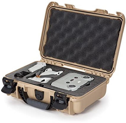 NANUK wasserdichte Hartschale mit individuellem Einsatz für DJI Mini, hautfarben, Mini 3 Pro