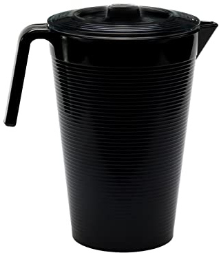 OMADA Design Karaffe 2,1 l mit Deckel, bruchsicher, für den Außenbereich, mit Ausgießer, Linie Samba