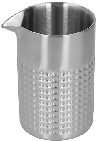 Cocktail-Rührglas, Doppelwandiges Cocktail-Rührglas aus Mattiertem Edelstahl, Cocktail-Trink-Rührglas Für Den Heimgebrauch in Der Bar