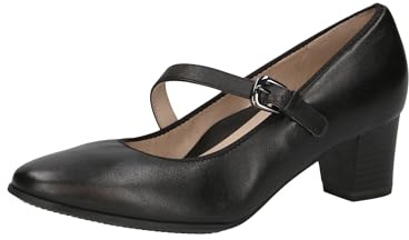 CAPRICE Escarpins Femme en Cuir avec Bride
