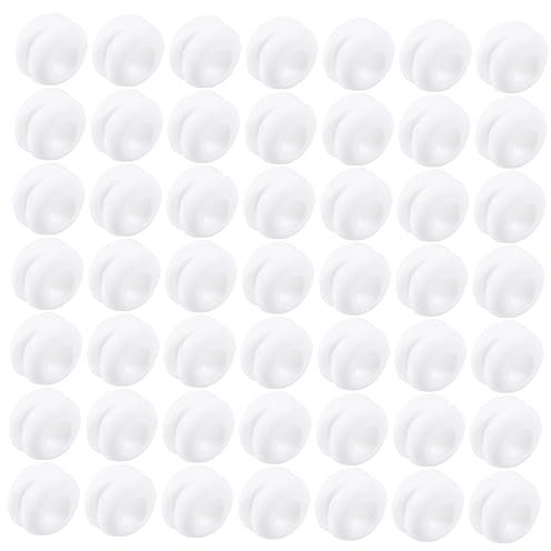 JUMPLAWN 50pcs Double Sided Silicone Grommets for Electrical Appliances Inner Hole Slot Flexible Cable Protectors for Electronics Automotive and Machinery Applications