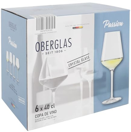 Inde Set de Copas de Vino Passion 400 ml 6 Piezas - Marca EAN: 8435476281929