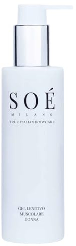 Gel Lenitivo Muscolare Donna Naturale Made In Italy.Estratti di Arnica,Artiglio del Diavolo,Canfora e Mentolo. Senza Parabeni,Siliconi e Paraffina aggiunti. Dermatologicamente testato.