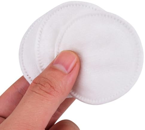 150 Pcs Makeup Remover Pads Round Cotton Facial Pads White Reusable Cotton Cloths for Face and Skin Care