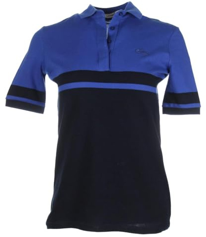 Lacoste Damen Kurzarm Polo (DE/NL/SE/PL, Numerisch, 36, Regular, Regular, Blau)