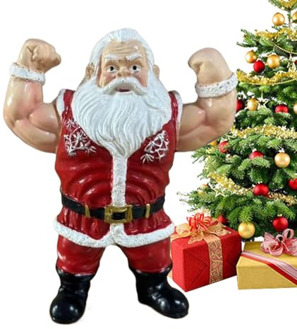 Générique Statuetta stagionale – Bodybuilder in polimero accessorio divertente articolo resistente per compleanno per appartamento e giardino | Splendido de Tab