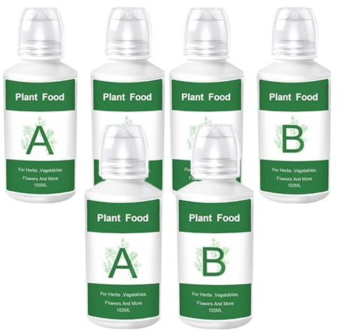 Aliments hydroponiques pour plantes, 6 pièces, nutriments hydroponiques A & B, engrais pour légumes, fruits, agriculture, engrais