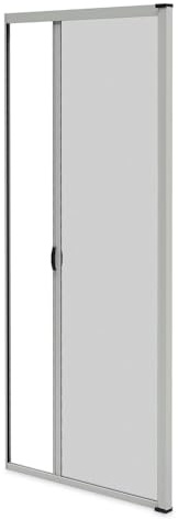 Avosdim Store moustiquaire Porte Alu Luxe - H230 x L140cm recoupable - Gris 7038 texturé - Protection contre les insectes ajustable