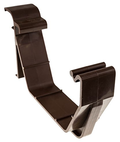 Heavy Duty Self-Supporting Gutter Bracket - Chocolate Brown