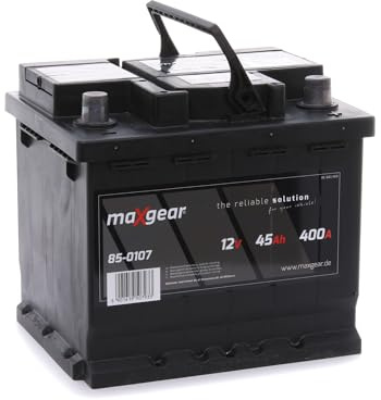 MAXGEAR 545 412 040 Starterbatterie 45Ah 12V 400A B13 DIN/ISO L1 Kompatibel mit VW Golf IV Schrägheck 1J1 Golf V Schrägheck 1K1 POLO 9N Polo Schrägheck 6R1, 6C1 TOURAN 1T1, 1T2 Passat Variant 3C5