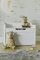 HomeZone Wooden Toy Box Strong & Hardwearing White Storage Chest for Kids’ Bedrooms & Nurseries, Durable Ottoman for Children’s Toys. Ideal Present For Expecting Parents Baby Shower
