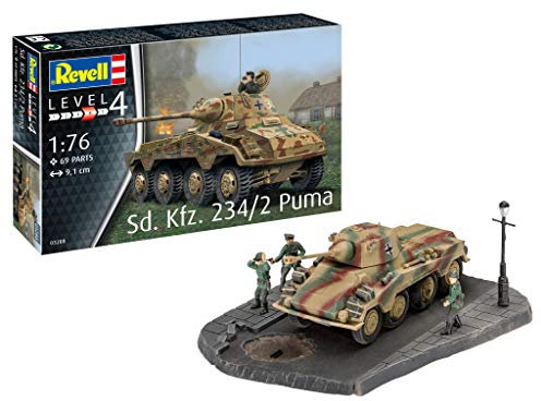 Revell 03288 Sd.Kfz. 234/2 Puma 1:76 Scale Unbuilt/Unpainted Plastic Model Kit