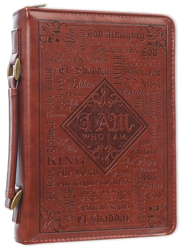BIBLE COVER LUX-LEATHER NAMES