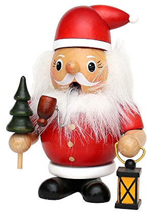 Wichtelstube-Kollektion Holz Räuchermännchen Weihnachtsmann