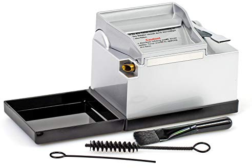 Powermax 2 de Powerfiller | Tubeuse électrique | Machine automatique à tuber cigarettes | Machine électrique automatique à cigarettes haut de gamme (Argenté)