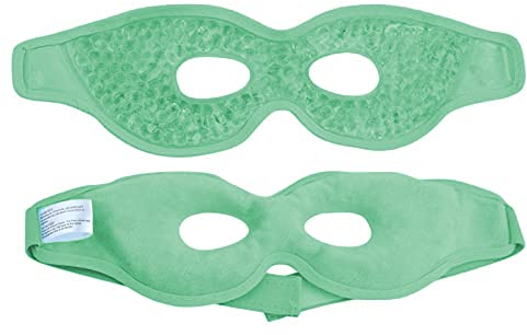 Wincal Maschera rinfrescante per occhi in gel,per occhi gonfi (verde)