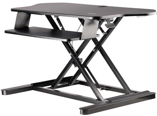 StarTech Eck-Sitz-Steh-Aufsatz, 89x53cm, Tastaturablage (ARMSTSCORNR)