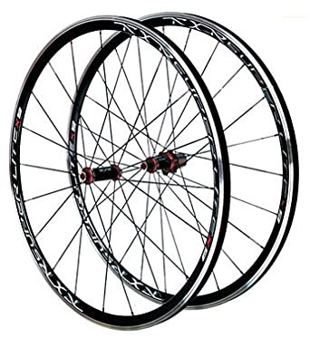 700c Rennrad Laufradsatz 30mm V Bremse Fahrradfelge 29 Schnellspanner Laufräder Flachspeichen 20/24 Loch Carbon Nabe Für 7/8/9/10/11 Speed Cas