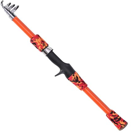 SOUUXIU Bambini Palo da Pesca 165cm Canna da Pesca Telescopica per Bambini Bambini età 5-12 Canna da Pesca per Saltwater Travel