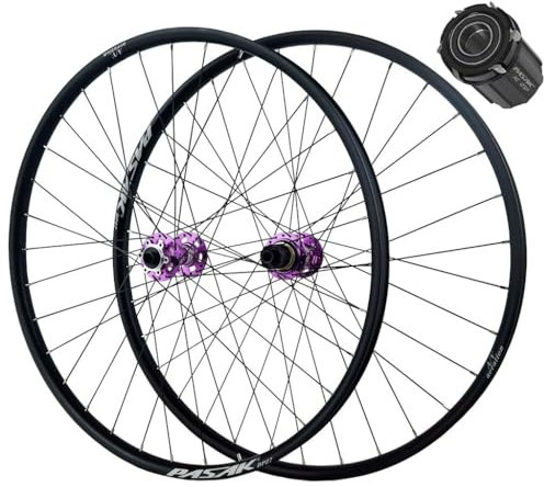 Mountainbike MTB Räder Felge 26 27,5 29 Zoll, Aluminiumlegierung Vorder/Hinterrad Abgedichtetes Lager 148mm Fahrradrad Scheibenbremse for 8–12 Gänge (Farbe : 110 * 142MM, Size : 26 inch)
