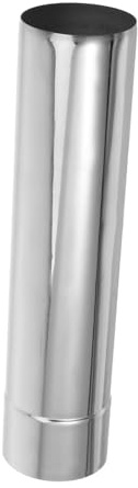 SEWOART Tubo de Escape de Chimenea de Acero Inoxidable para Estufas de Cocina Manguera de Escape de 60 X 260 Mm Resistente a La Intemperie para Acampar Y al Aire
