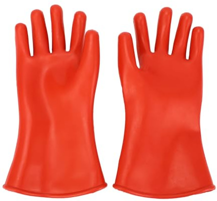 Eujgoov Gants Isolants, Gants de sécurité Résistants à l'électricité 500 V, de Travail de Protection pour Travaux électriques à Haute Tension